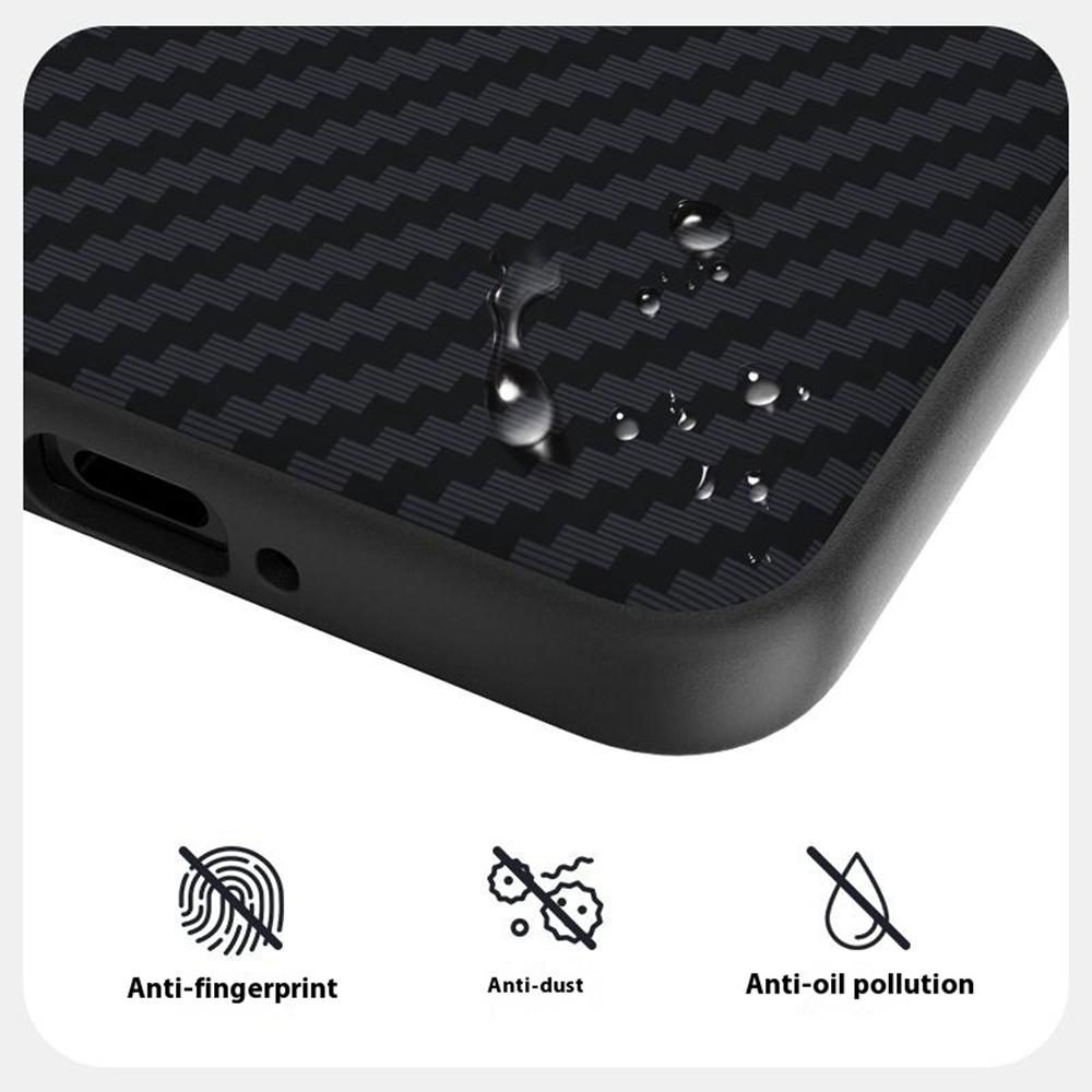 ABEEL For Xiaomi 15S Pro Case Compatible with MagSafe Carbon Fiber Texture Back Cover