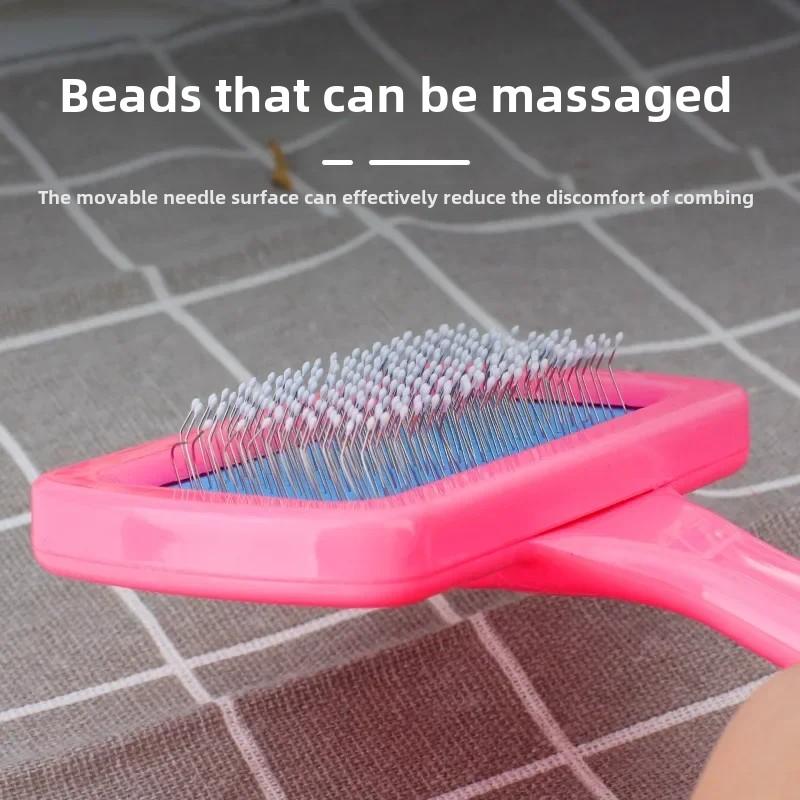 Pet Needle Comb Portable Hairs Grooming and Care Cat Brushes Guinea Pig Rabbit Supplies Dog Hair Cleaning Accessories
