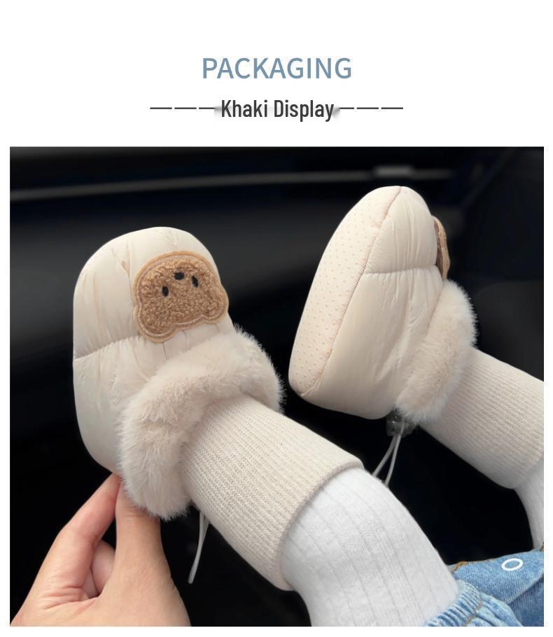 Unisex Baby Toddler Warm Velvet Socks Shoes - Cute Casual for Newborns (0-12 Months)