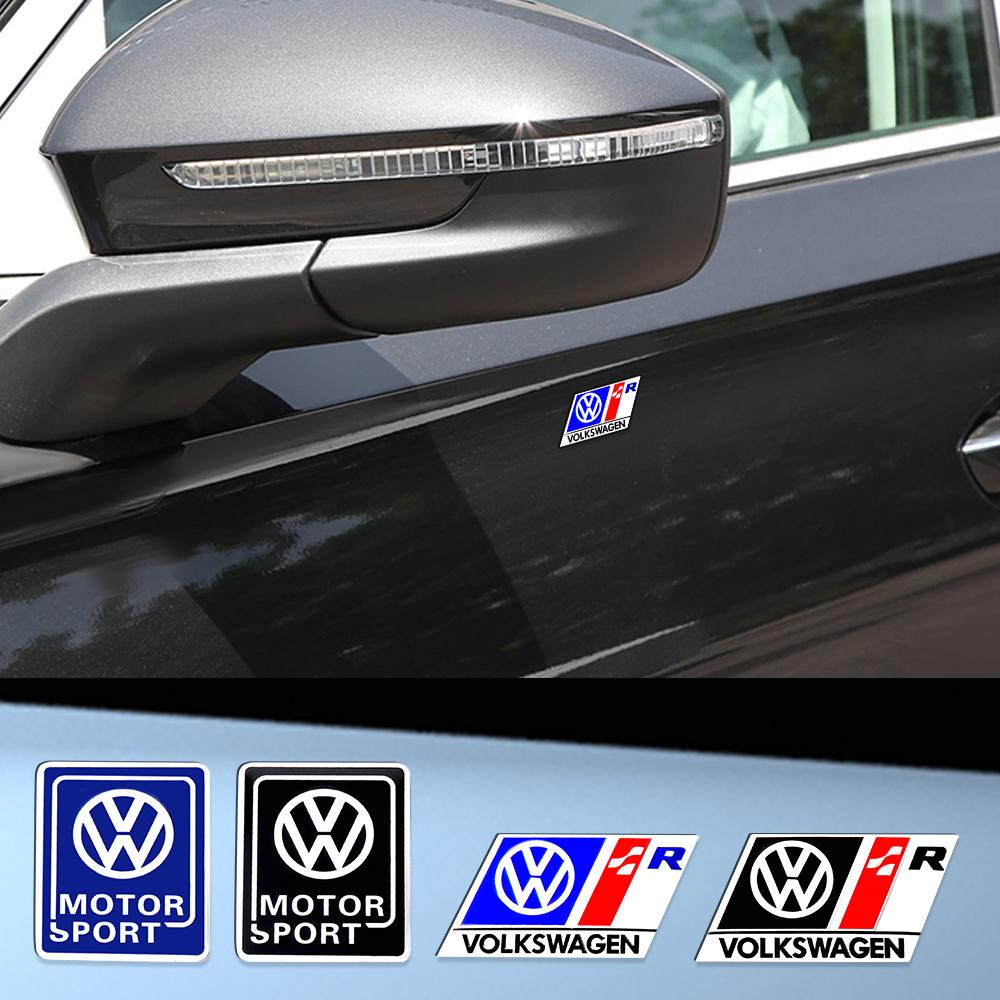 1pcs 3D Aluminum Metal Alloy Badge Emblem Rear Trunk Sticker Valve Cap for VW Volkswagen Golf 5 Polo Passat GTD Tiguan Jetta B6 Bi1