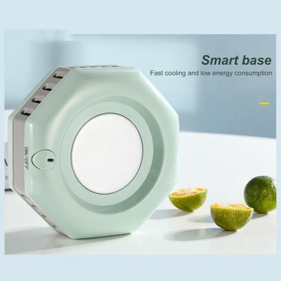 Schnellkühlbecher, einfache One-Touch-Bedienung, tragbarer elektrischer Mini-Getränke-Sofortkühler mit versenktem Stil für Bier, Saft, Kaffee