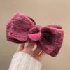 Elegant Bowknot Hair Claws Korean Style Bow Claw Clip Durable Lady Shark Clip  Daily Wear