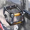 CXWXC Bicycle Pedals Flat Pedals for Road with Reflectors Aluminum Bikes/Cross Bikes/MTBs Etc. (CX-930_GD)