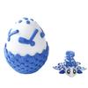 3D Printed Dragon Egg Fidget Toy with Detachable Hatch and Dragon Figurine Durable Plastic Construction for Stress Relief and Focus Enhancement