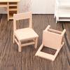 1/12 Dollhouse Miniature Chair Dollhouse Living Room Furniture Decoration Dolls House Accessories For Kid Pretend Play Toy