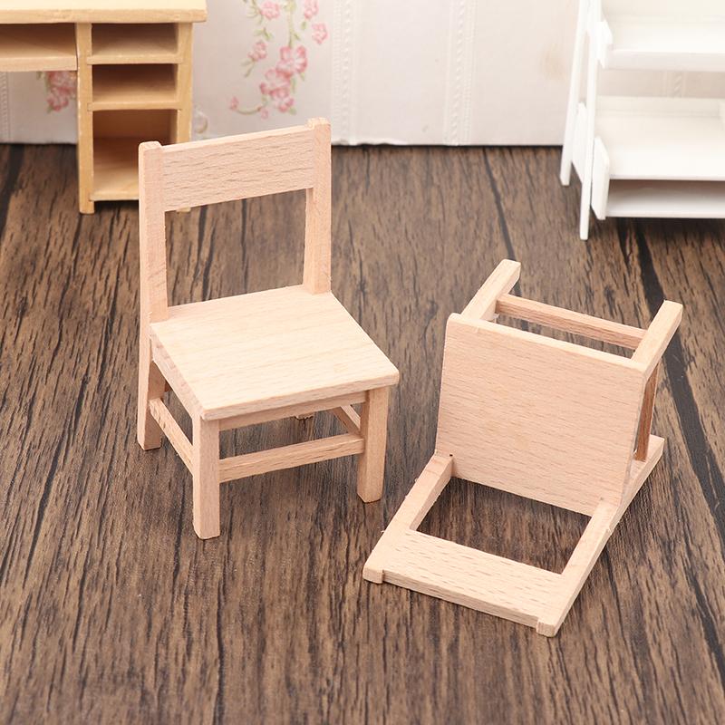 1/12 Dollhouse Miniature Chair Dollhouse Living Room Furniture Decoration Dolls House Accessories For Kid Pretend Play Toy