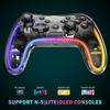 Switch / Switch Pro Controller Compatible with Switch / OLED / Lite, Pro Controller Switch with LED Lights, 6 Gyro Axis, Turbo and Dual Vibration