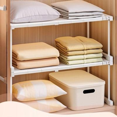 Multifunctional Adjustable Telescopic Shelves Multi Layered Expandable Organizer Shelf Pull Out Storage Rack Bathroom