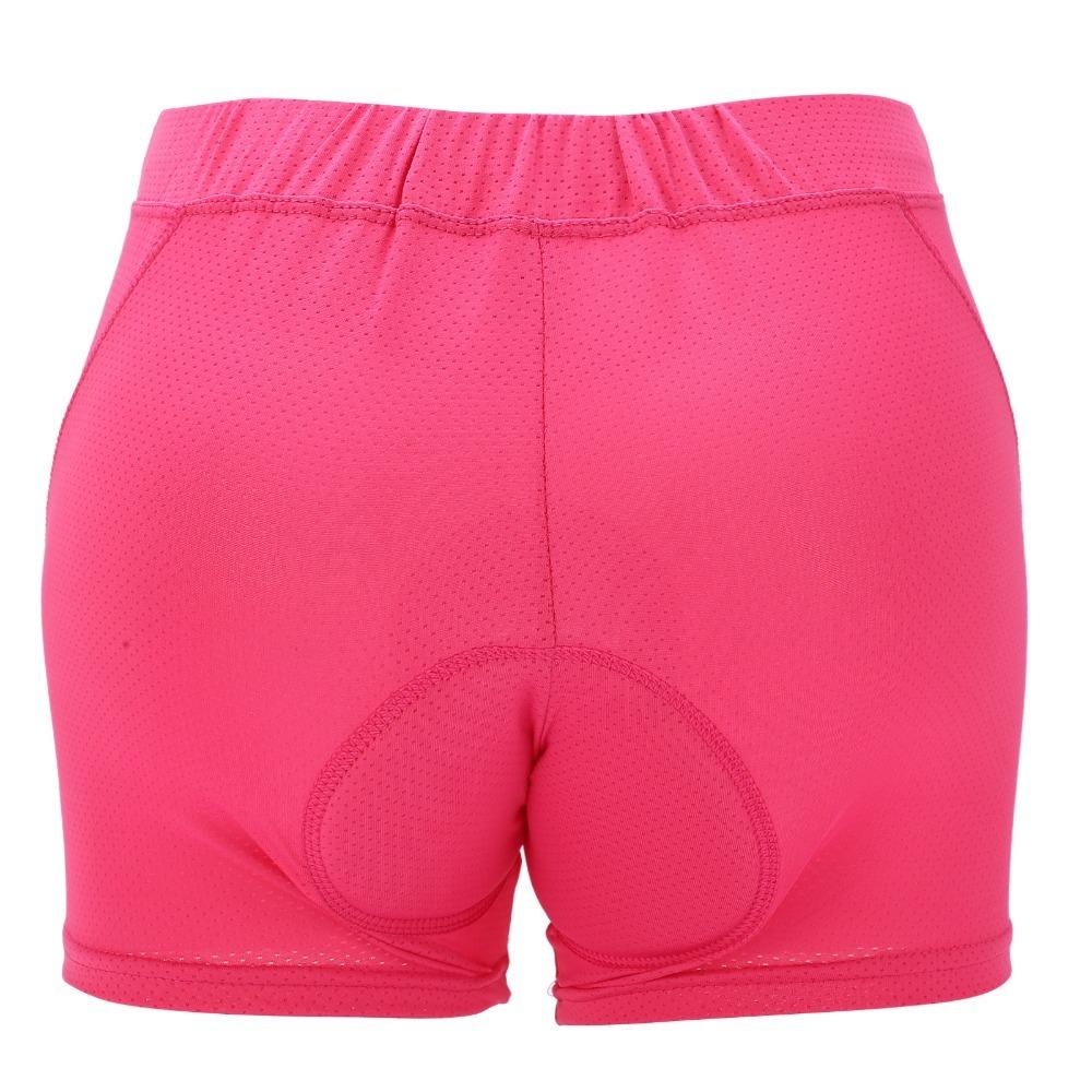 Breathable Women Cycling Underwear Polyester, Silicone Women Bicycle Briefs Indoor Training