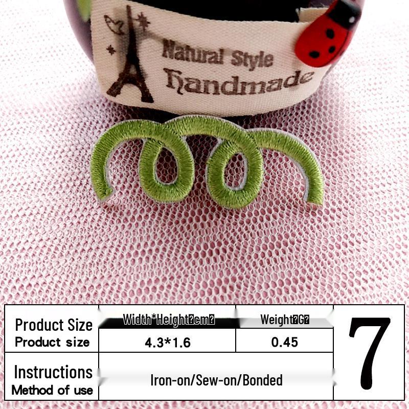 In Stock: Cute Mini Star Embroidery Patch for Clothing Decoration