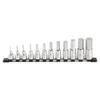 TONE Hexagon Socket Set (with Holder) HH412 Drive Angle 12.7mm (1/2") Contents 12 Items