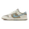Nike Dunk Low Versatile and Comfortable Skateboard Shoes with Slip Resistance and Durability Men Sneaker Beige Brown Blue HQ1175-240