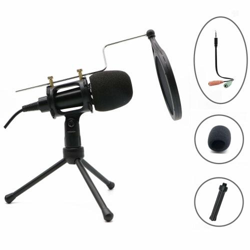 Condenser Microphone, Karaoke/Smartphone Microphone, Tabletop Microphone, Podcast Microphone, Omnidirectional Mini Microphone, PC Microphone, Handheld