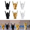 "Rock and Roll" Crafts Hand Gesture Statue Party Livehouse Day Music Theme Crafts Centerpieces Statue Bar Party