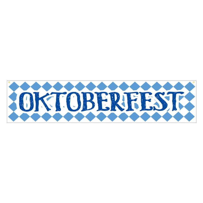 Oktoberfest Festival for Banner for Creative Polyester Reusable Hanging Flag Decor for Home Holiday Party Decoration Gif