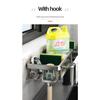 Kitchen Accessories Organizer Kitchen Sink Holder Bathroom Accessory Organizer Metal Shelf Without Punching High-bearing Shelf