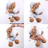 Bear Teddy Plush Toy Sleepwear Style Short Fabric Children Festival Doll Gift