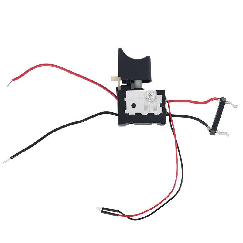 AEE2-DC 7.2 V - 24 V 16A Electric Drill Control Switch Cordless Trigger Switch With Small Light For Power Tool