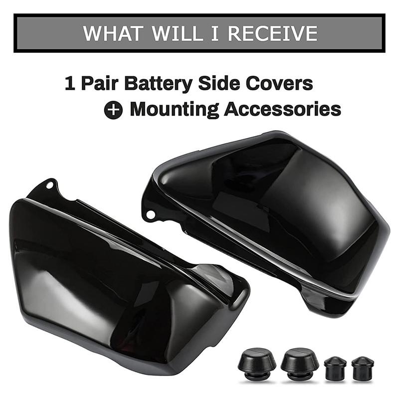 1 Pair Side Motorcycle Battery Side Fairing Cover For Honda Magna VF750 VF750C 1994-2004