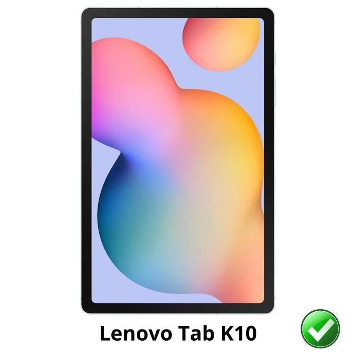 Screen Protector - Phonillico - Lenovo Tab K10 - 2 Pack - Durable - Ultra Thin - Plastic