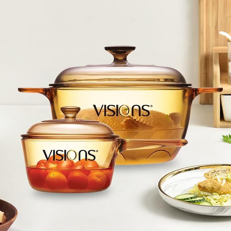 Corning Visions Transparent Glass Cookware Set