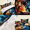 Set de lenjerie de pat din trei piese cu imprimeu digital 3D din seria de animație Cearceaf de pat Husă de pilotă