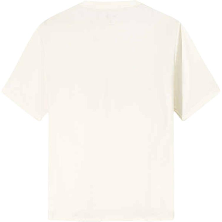 Anta Kyrie Irving Series Letter Round Neck Breathable Versatile Casual Short Sleeve T-Shirt Unisex Tops Vanilla-White 172521127-1