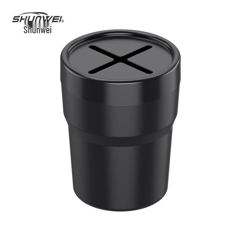 

Compact Car Trash Can SD1607 - Mini Round Storage Holder