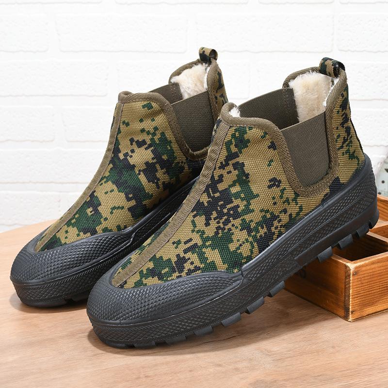 

Мужская рабочая обувь с высоким берцем, парусиновая обувь, рабочая обувь для стройплощадок, нескользящая и износостойкая женская обувь для защиты труда 44