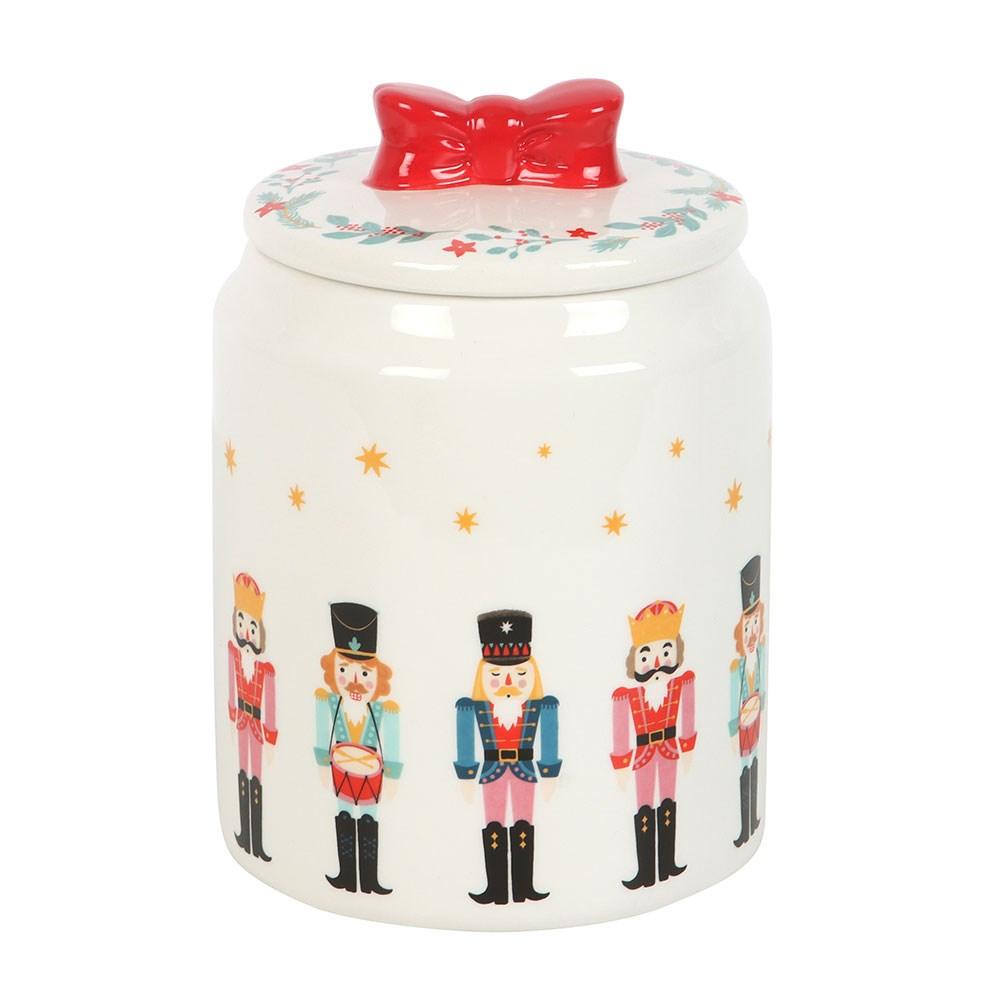 Something Different Nutcracker Ceramic Jar