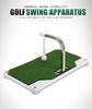 Indoor 360° Rotating Golf Hitting Mat & Swing Practice Trainer