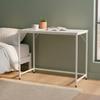 Moderner Computertisch 100 × 50 × 76 cm – Industrieller Loft-Tisch weiß