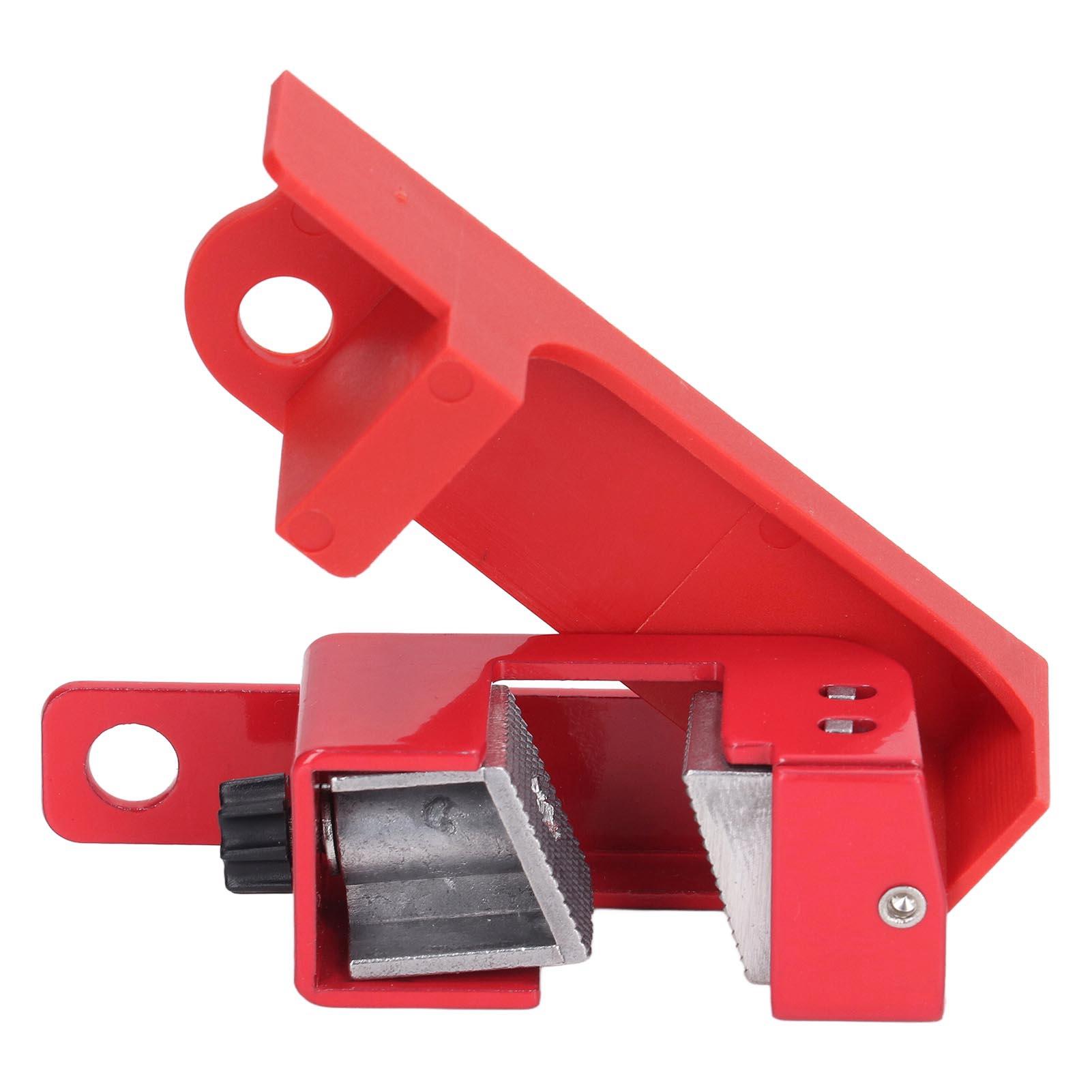 

Circuit Breaker Lockout Device Aluminum Alloy Tight Bite Breaker Lock for 8 to 16mm Handle