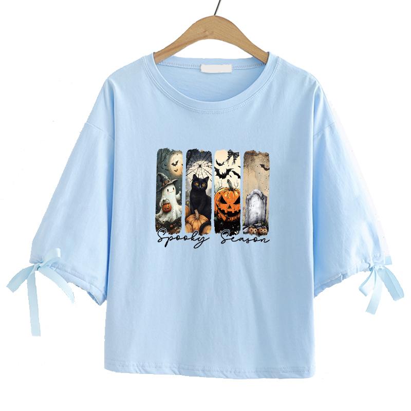 Halloween Stoffaufnäher, einfach zu druckende Aufkleber, T-Shirts, DIY Hüte und Sweatshirts, heißgepresste Aufnäher, Kleidungsetiketten