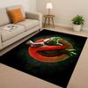 3D Horror Movie G-Ghostbusters Cartoon Living Room Non-Slip Area Rug Carpet for Bedroom Playroom Sofa,Easy Clean Home Doormat