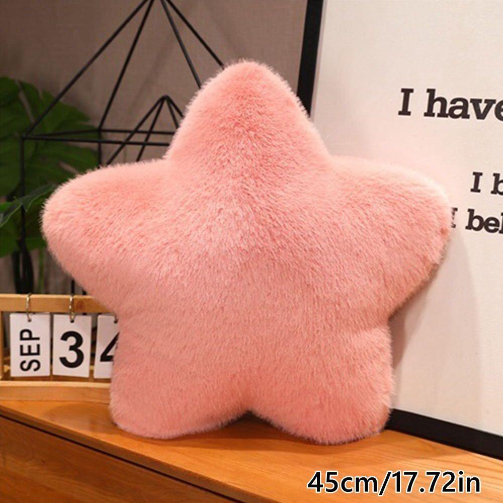 Pink Color Soft Pillow Moon Pattern Star Keychain New Stuffed Pillow  for Birthday