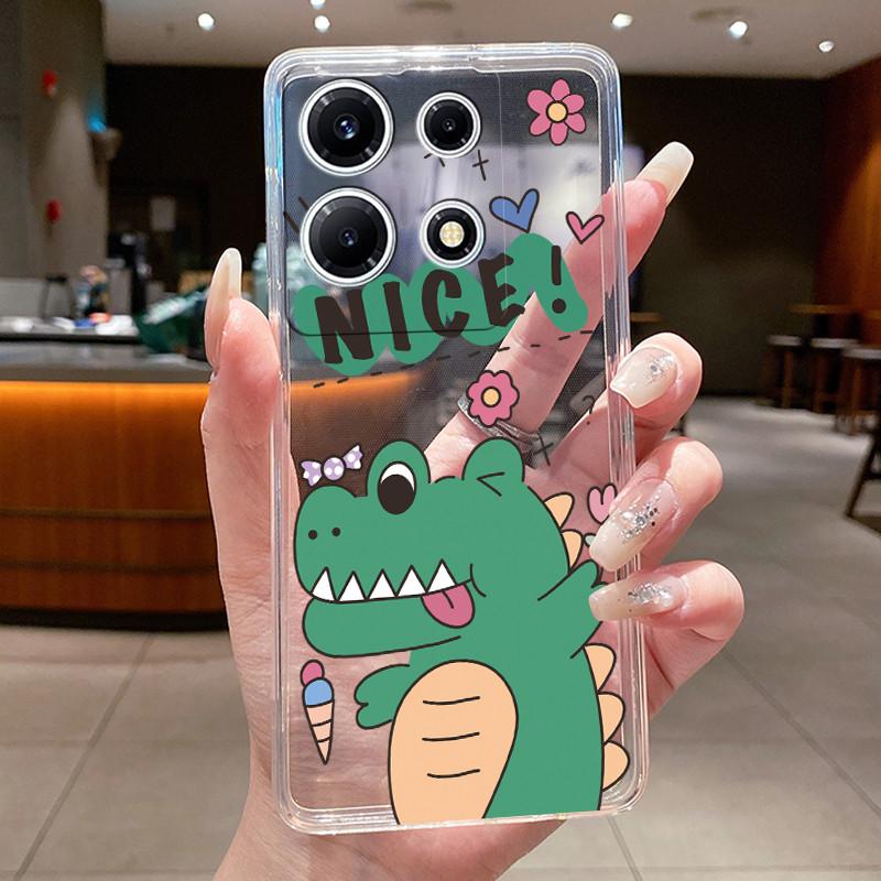 For Infinix Note 30 VIP Phone Case X6710 Clear Silicone Soft Cover For Infinix Note 30 VIP Fashion Flower Cases Note30 VIP Coque