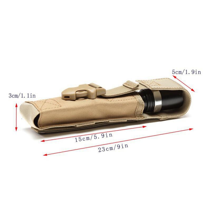 Outdoor Waist Hanging Flashlight Bag MOLLE System Multifunctional Set Combination