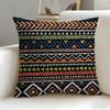 Floral pattern Cushion Cover Soft  EasyWash Pillow Case  Versatile for Couch Bed Travel and Office
