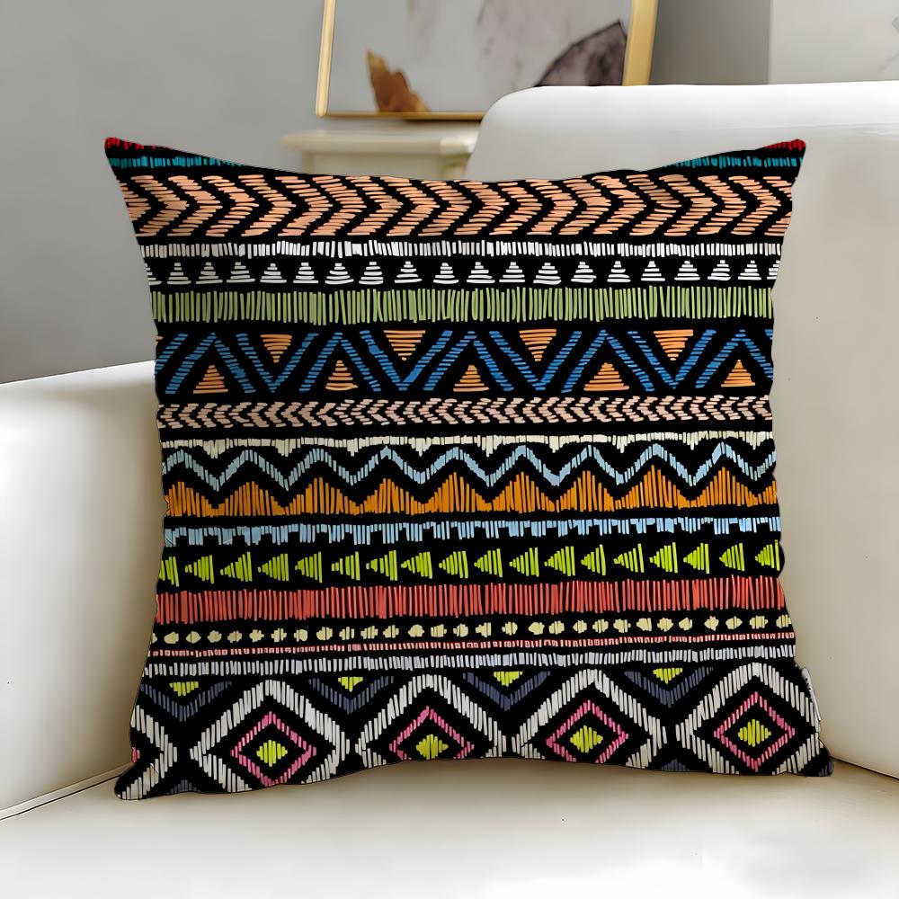 Floral pattern Cushion Cover Soft EasyWash Pillow Case Versatile for Couch Bed Travel and Office