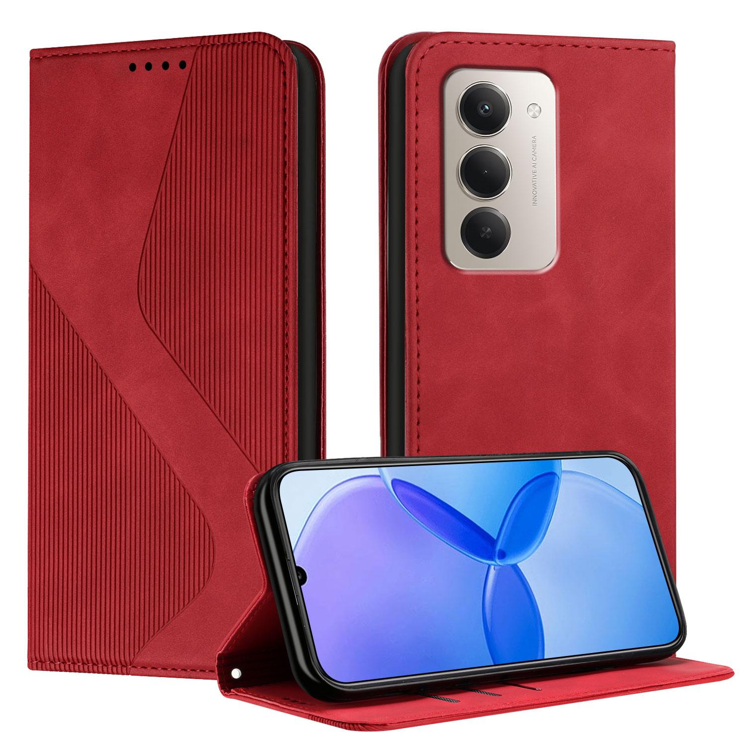 

Для Xiaomi Redmi 15 4G (169мм)/Xiaomi Redmi 15 5G (Глобальний) (169мм) Чохол для телефону зі шкіряним покриттям, що відчувається як шкіра, гаманець-чохол з підставкою