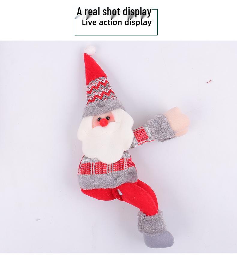 Christmas Cartoon Doll Curtain Tie-Back for Home Decoration and Gift