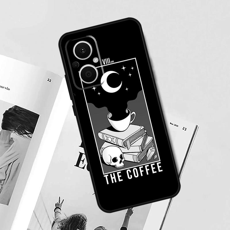 Books And Coffee Case For OPPO Find X9 X5 X6 X8 Pro OPPO Reno 12F 14F 13F 11F 10 12 13 14 Pro 7 8 Lite Cover