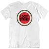 Lucky Strike Logo Graphic Print Cotton T-shirt