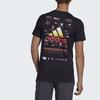 Adidas 8-Bit Platform Print Sports Round Neck Short Sleeve T-Shirt Men Tops Black FN1720