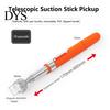 Magnetic Pickup Tool Pen Ergonomic Handle Strong Suction Reusable Convenient Wide Application Extendable Stick Stainless-Steel Telescoping Magnet Rod