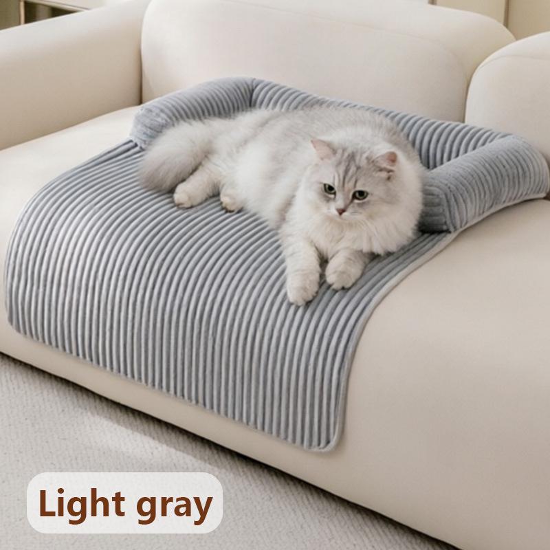 Plush Anti-Scratch Non-Slip Pet Mat for Cats & Dogs - Thickened Sofa Dog Bed