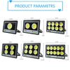 NEW 50/100/200/300/400/500W Led FloodLights AC 175-265V Outdoor Wall Flood Lights Spotlight IP66 Waterproof LED Street Lamps HOT