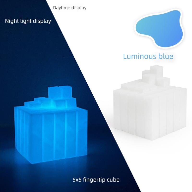 3D Printed Cube Fidget Toy Cube Stress Relief Cube Rotating Stress Relaxing Toy Desktop Decoration Decompression Toy Premium Quality