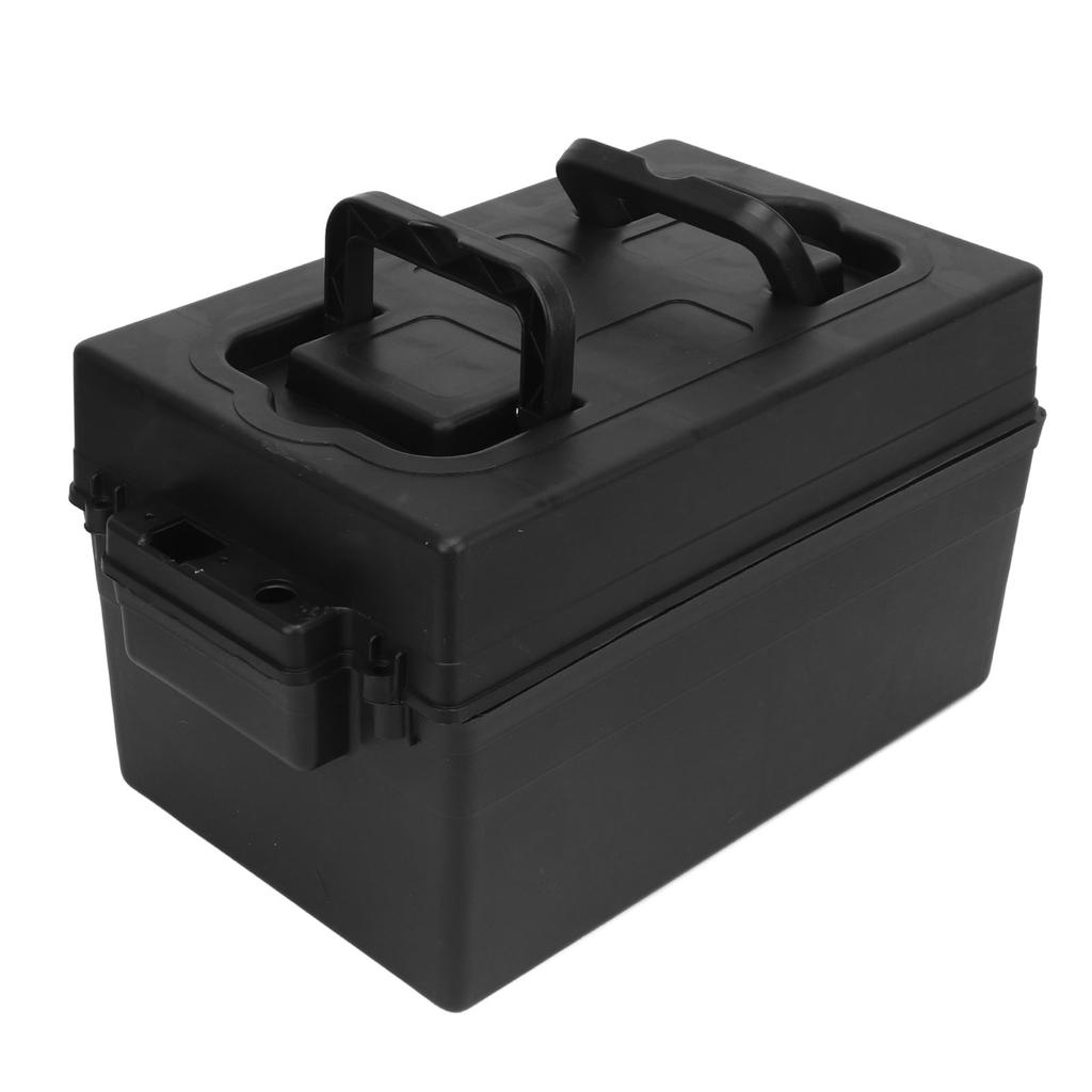 Electric Motorcycle Battery Box Portable Plastic Handheld Scooter Battery Storage Case